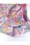 Pink Fabric with Multi-Colored Floral Pattern, Thin Cotton Woven Fabric for Dresses & Shirts, Width: 145cm - 7