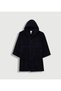 Plain Navy Blue Bath Robes