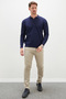 Patterned Apaş Collar Knitwear Sweater - 2