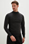 Basic High Neck Regular Fit Knit Sweater - 4