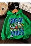 3 Yarn Combed Cotton Great Printed Unisex Children's Hooded Sweat Wq2
