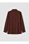 Lcw Everyday Brown Textured Women's Shirt Tunic - 6
