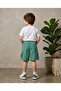 Plain Green Shorts - 2