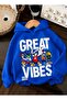 3 Yarn Combed Cotton Great Printed Unisex Children's Hooded Sweat Wq2
