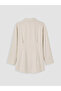 Lcw Modest Beige Modal Blend Pleated Women's Shirt Tunic - 7