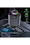 Premium 5-in-1 Car Charger with 45W Fast Charging, PD 30W USB-C Output, Aromatherapy Fragrance Diffuser, Three Perfume Bottles, Telescopic Cable, Multicolor Ambient Light and Overc