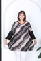 Women's Lycra Viscose V-Neck Plus Size Tunic - 6