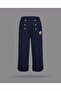 Plain Navy Blue Pants - 3