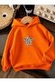 3 Yarn Combed Cotton Star Leopard Patterned Unisex Children's Hooded Sweatwear We2