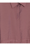 Lcw modest burgundy modal blend women's shirt tunic - 6