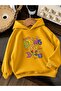 3 Yarn Combed Cotton Doing My Best Printed Unisex Children's Hooded Sweatwear We6