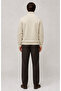 Runi Basic Regular Fit Cotton Winter Sweatshirt Beige - 5
