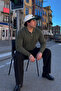 Men's Plus Size Khaki Zippered Striped Sweatshirt - 6