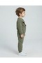 Boy's 3-Thread Ribbed Winter Sweatshirt and Sweatpants Combination Set - 2