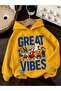 3 Yarn Combed Cotton Great Printed Unisex Children's Hooded Sweat Wq2