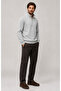 Runi Basic Regular Fit Cotton Winter Sweatshirt Gray - 3