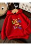 3 Yarn Combed Cotton Doing My Best Printed Unisex Children's Hooded Sweatwear We6