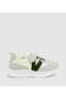 Textured Lace Round Toe Sneakers - 5