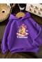 3 Yarn Combed Cotton Cappybara Printed Unisex Children's Hooded Sweatwear We1