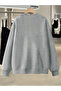 Women's Printed Crew Neck Comfortable Fit Sweatshirt - 3