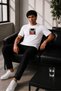 Unisex Oversize One Piece Monkey D. Luffy Embroidered Anime T-Shirt 100% Cotton - 5
