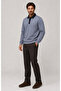 Snap Men's Regular Fit Buttoned Winter Sweatshirt Anthracite - 3
