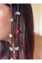 8 Piece Transparent Butterfly Hair Earring Accessory Set - 2