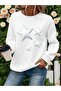 Women's Printed Crew Neck Comfortable Fit Sweatshirt