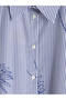 Lcw Everyday Blue Striped Belted Women's Shirt Tunic - 2