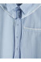 Lcw Modest Blue Striped Women's Shirt Tunic - 6