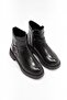Atin Buckle-Detail Zippered Flat Sole Women's Boots