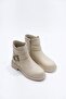 Atin Buckle-Detail Zippered Flat Sole Women's Boots - 2