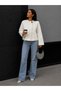Women's Cashmere Coat Stand Collar Single Button Oversize Stylish Short Coat - 2