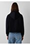 Jeans Printed Zippered Hooded Women's Sweatshirt. - 3