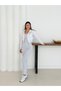 Women's 2-Piece Winter Dress Set Strappy Stretchy Knitwear Long Dress 3 Yarns Ruched Hooded Double Pocket Crop Cardigan - 7