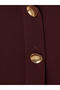 Lcw Studio Burgundy Shirt Collar Buttoned Women's Tunic - 7