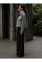 Women's Oversize Pocketed Zippered Short Coat with Shirt Collar, Comfortable Fit - 4