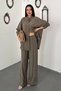 Khaki Shirt Double Set - 2