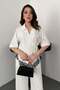 White Striped Lace Set - 3