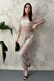 Beige Sequin Suit