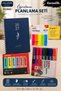Teacher Planning Set |   168 Sheets Navy Blue Color Daily Planner + Film Index + Pastel Highlighter + Whiteboard Marker