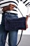 Navy Blue Edinburgh Suede Bag 8000 - 4