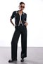Black Piping Detailed Short Sleeve Knitwear 14999 - 3