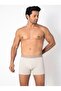 2 Pieces Color: Beige and Skin Color Elastic Combed Cotton Lycra Single Jersey Men's Boxer-437-4 - 2
