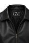 New Season Bsk Men's Double Zipper Boxy Leather Jacket - 7
