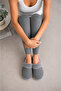 Women's Plush House Slippers Closed Toe Open Heel Warm Soft Sole Winter Slippers Stc1343 - 4