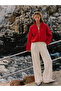 High Contrast Stand Collar Bomber Jacket - 3