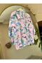 Women's Oversize Patterned Shirt - 2