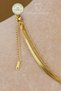 2-Piece Steel Necklace - 2-Piece Italian Flower Detailed Chain 316L Steel Necklace, Non-Tarnishing, Non-Fading, 38+5cm - 8