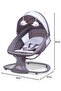 3-In-1 Deluxe Multifunctional Soothing Vibrational Baby Resting Bassinet, 0 - 36 Months - 6